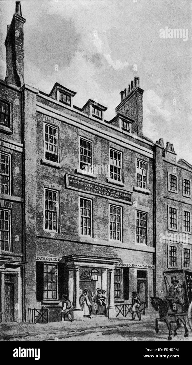 The Turk's Head - Gerrard Street, Soho. The first meeting place of 'The Literary Club' which was founded by Joshua Reynolds and Stock Photo