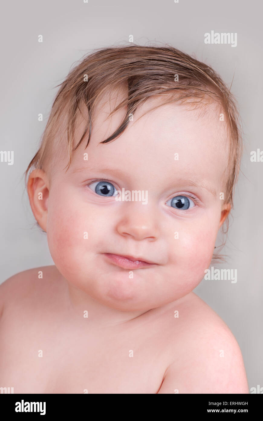 portrait of bright adorable baby Stock Photo - Alamy