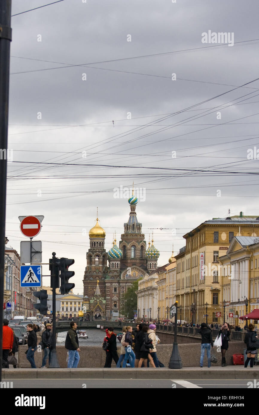 The architecture of buildings on Nevsky Prospekt St.Petersburg Stock ...