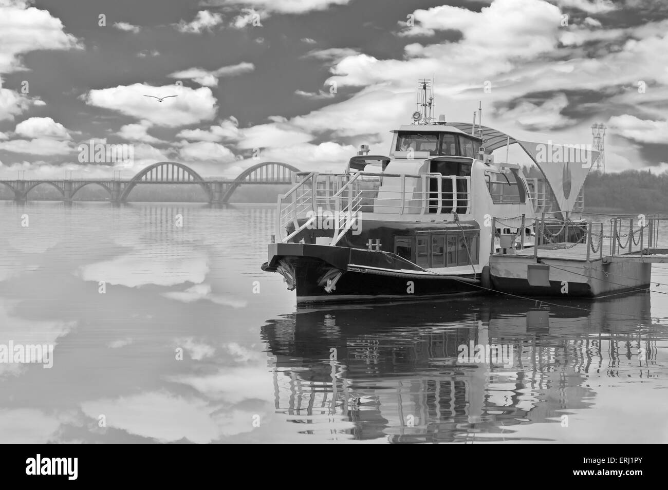Empty boat launch Black and White Stock Photos & Images - Alamy