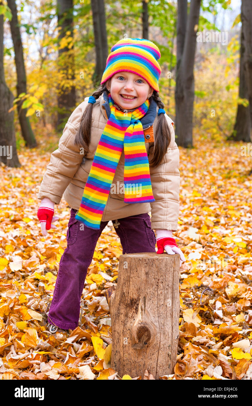 girl in autumn park Stock Photo - Alamy