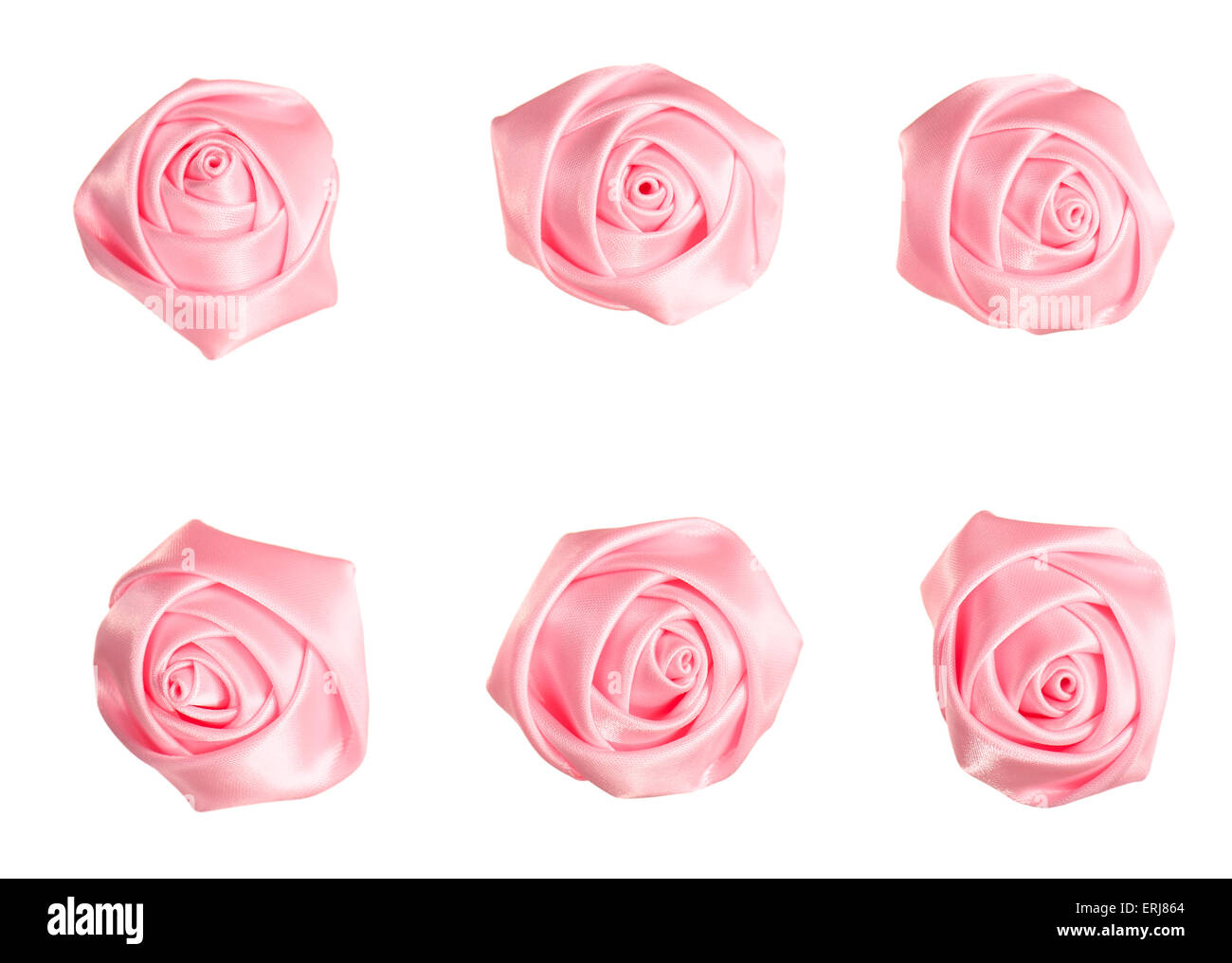 Set elegant pink ribbon hi-res stock photography and images - Alamy