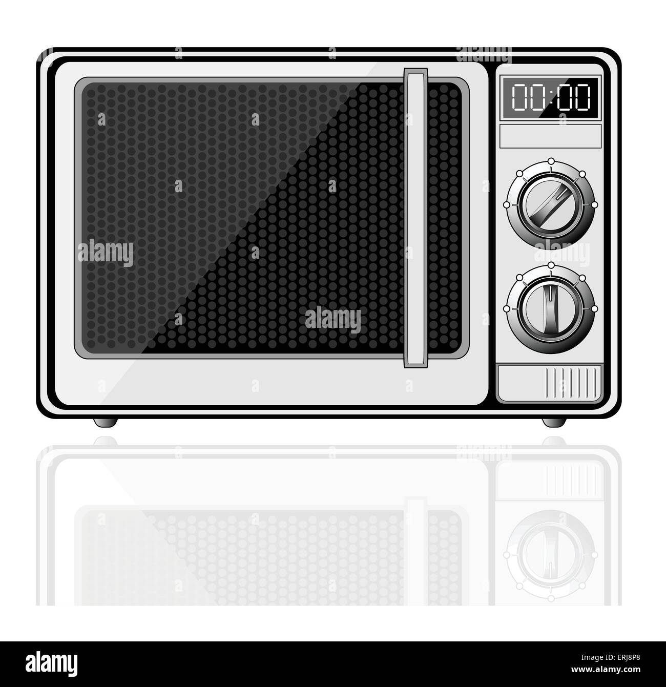 Microwave Stock Vector Images - Alamy