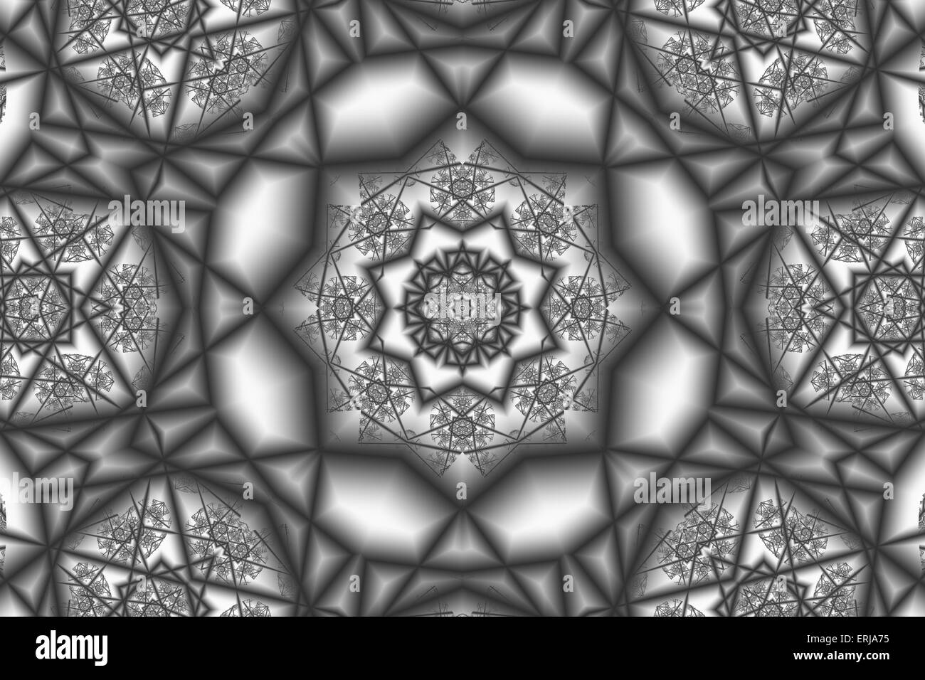arabesque pattern in high detail in gray and white Stock Photo - Alamy