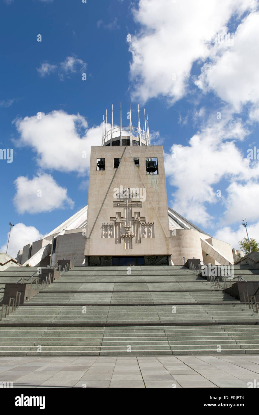 The Metropolitan Cathedral of Christ the King , Liverpool , UK Stock