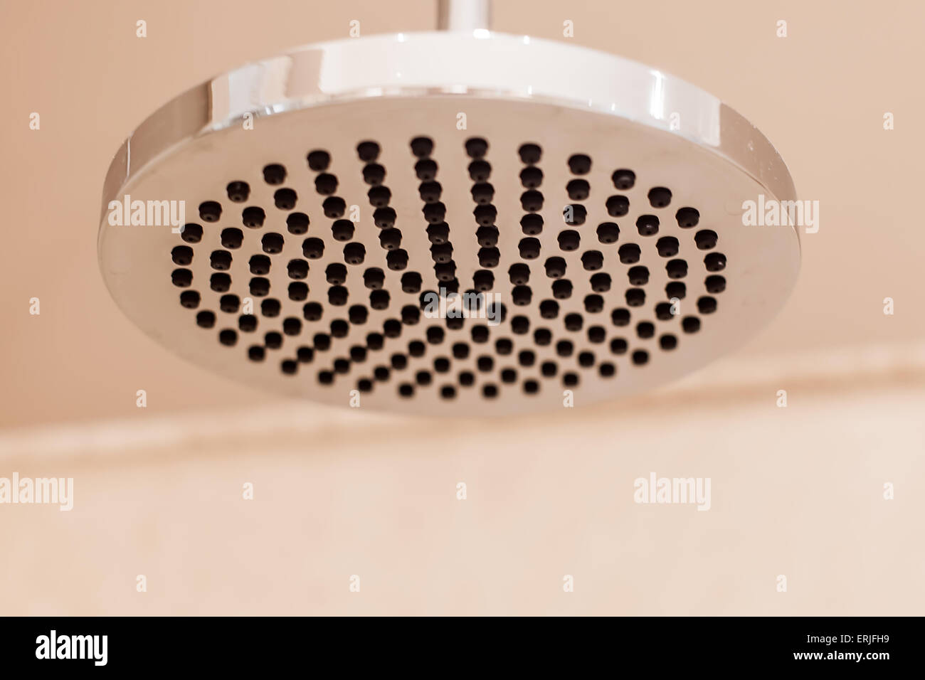 Modern luxury chrome shower diffuser Stock Photo Alamy