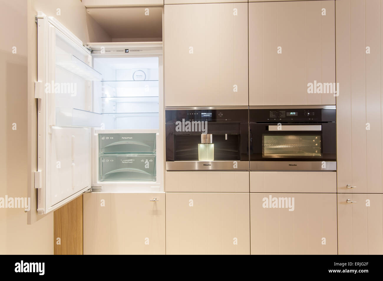 Modern kitchen in luxury house Stock Photo - Alamy