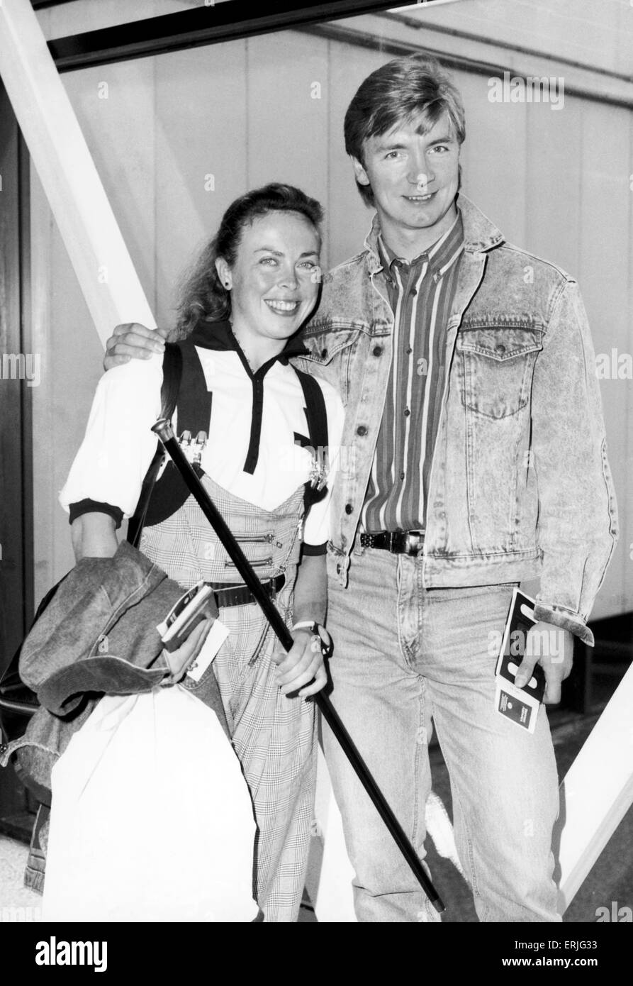 Skating superstar Christopher Dean is set to make a comeback with ice dance partner Jayne Torvill just three months after cheating death in a car crash. Dean who now limps is working out daily Australia. The couple are returning to Britain this month to rehearse for a north American tour. 12th March 1989 Stock Photo