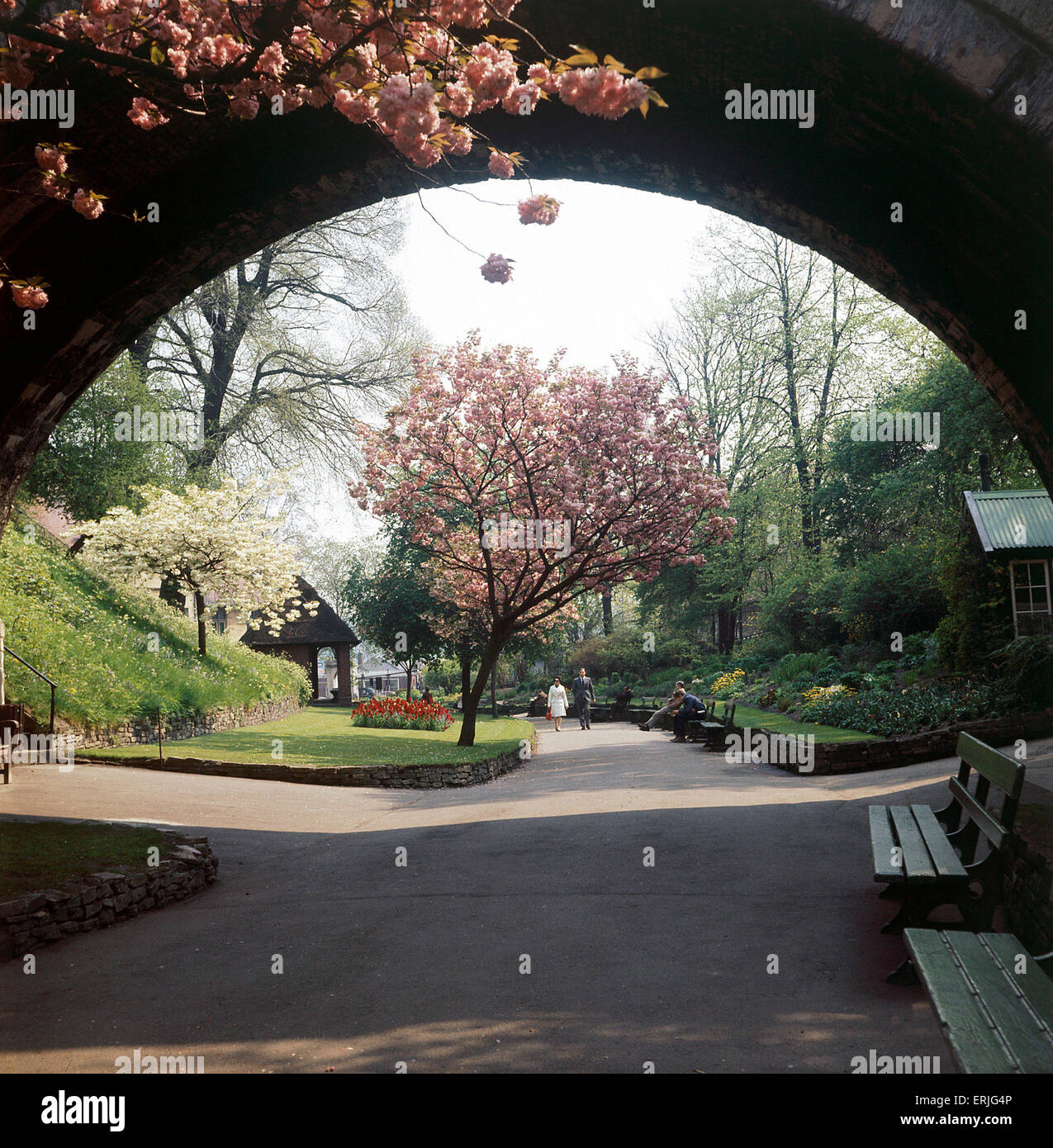 Norwich East Anglia England General Views Street Scene Castle Gardens
