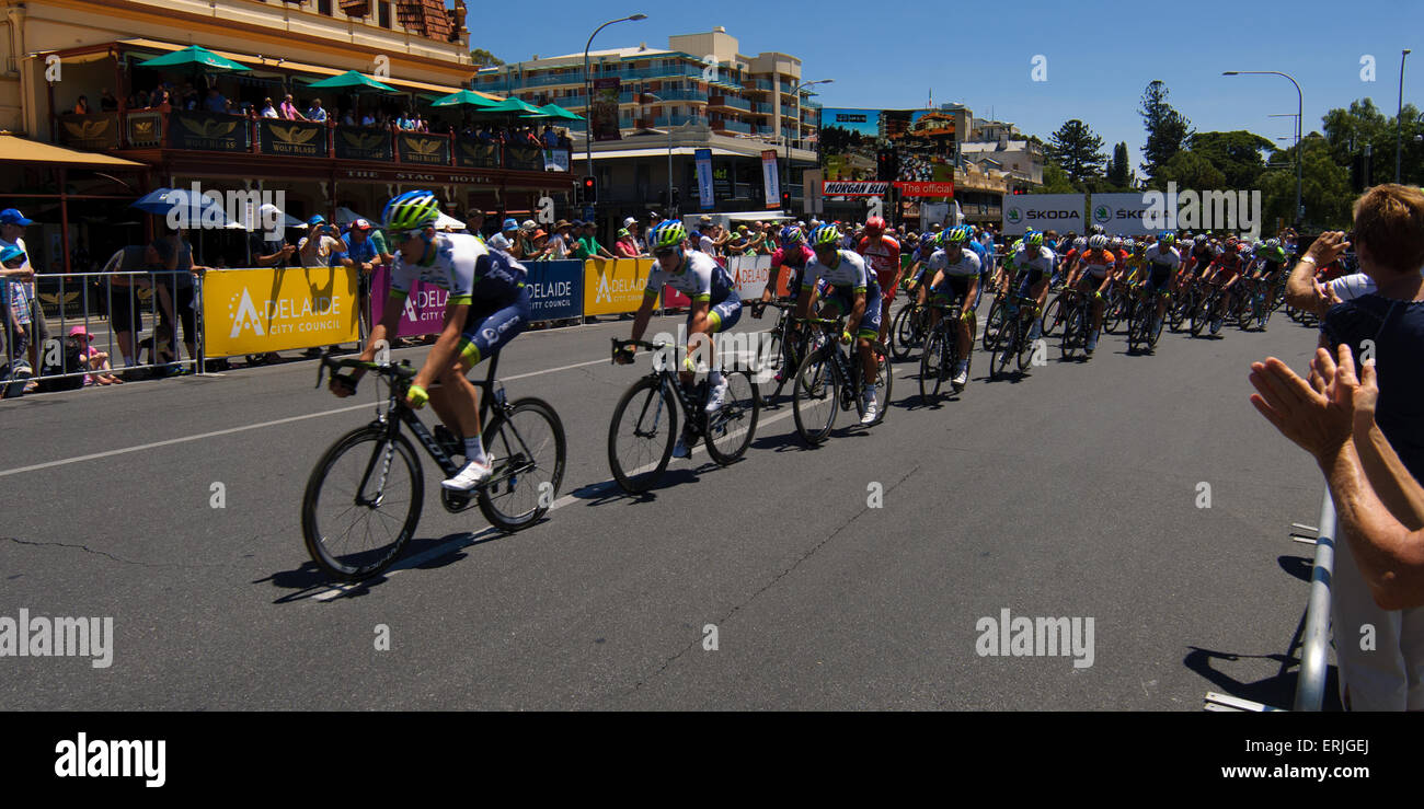 A bicycle race in Adelaide, SA, Australia Stock Photo Alamy