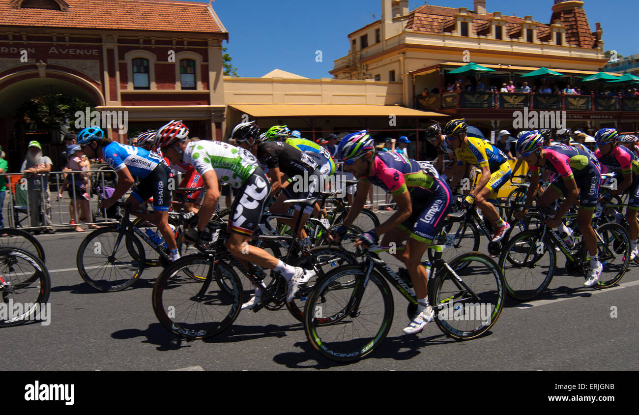 A bicycle race in Adelaide, SA, Australia Stock Photo Alamy