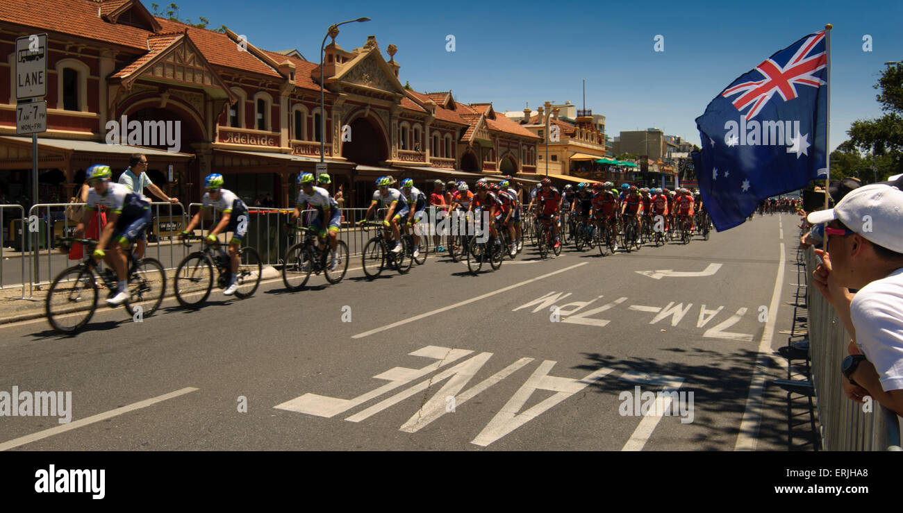 A bicycle race in Adelaide, SA, Australia Stock Photo Alamy