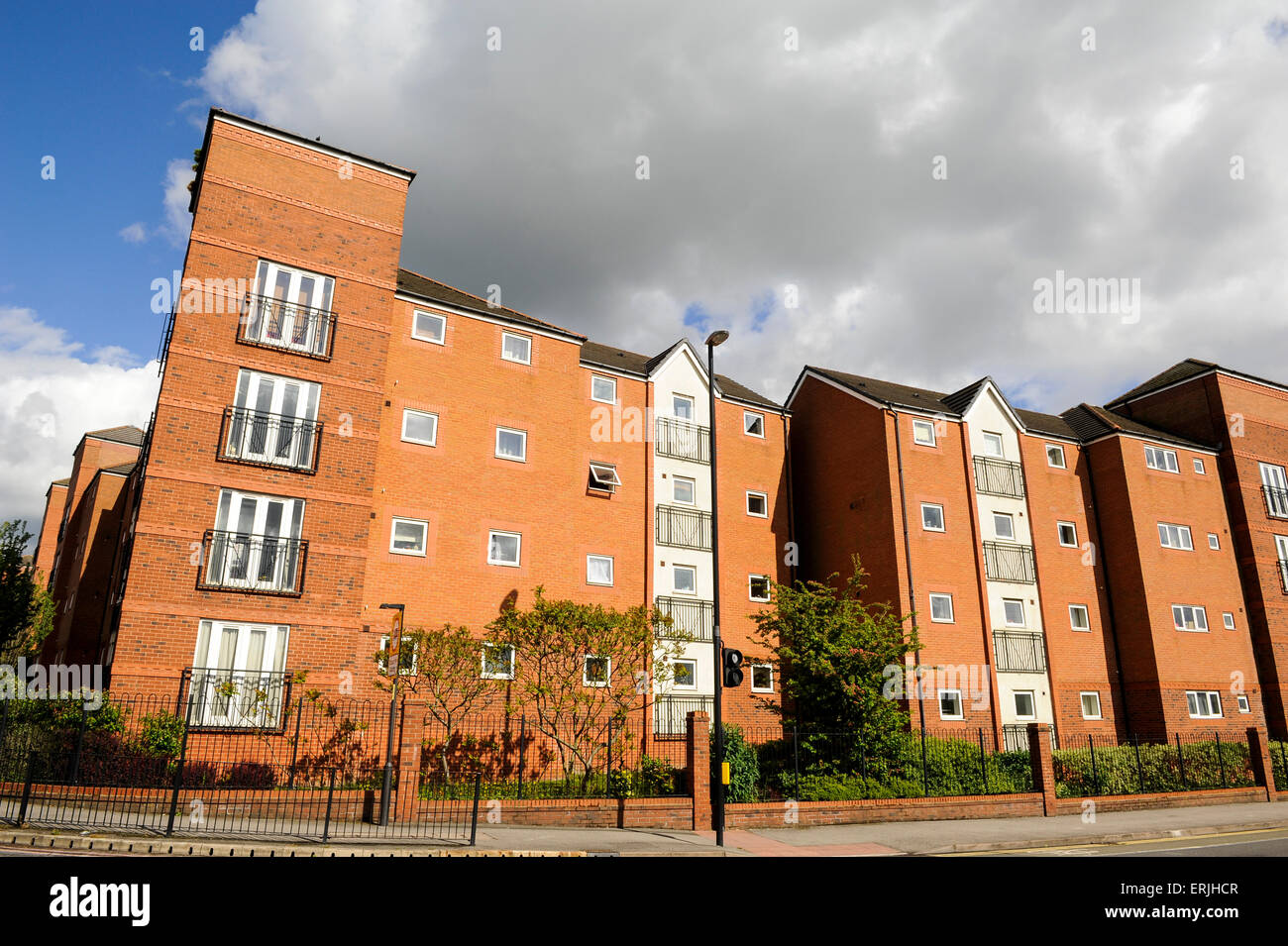 Modern apartment block design, Walsall Stock Photo Alamy