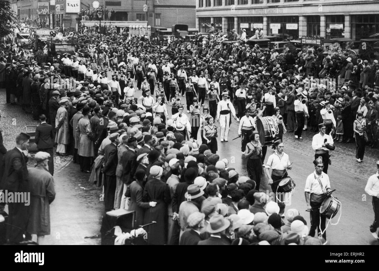 1933 Coventry Carnival procession 24th June 1933 Stock Photo