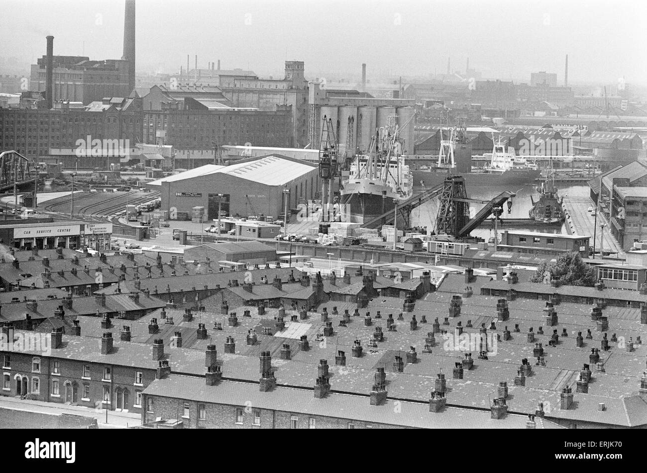 Salford, Manchester, 16th July 1974 Stock Photo Alamy