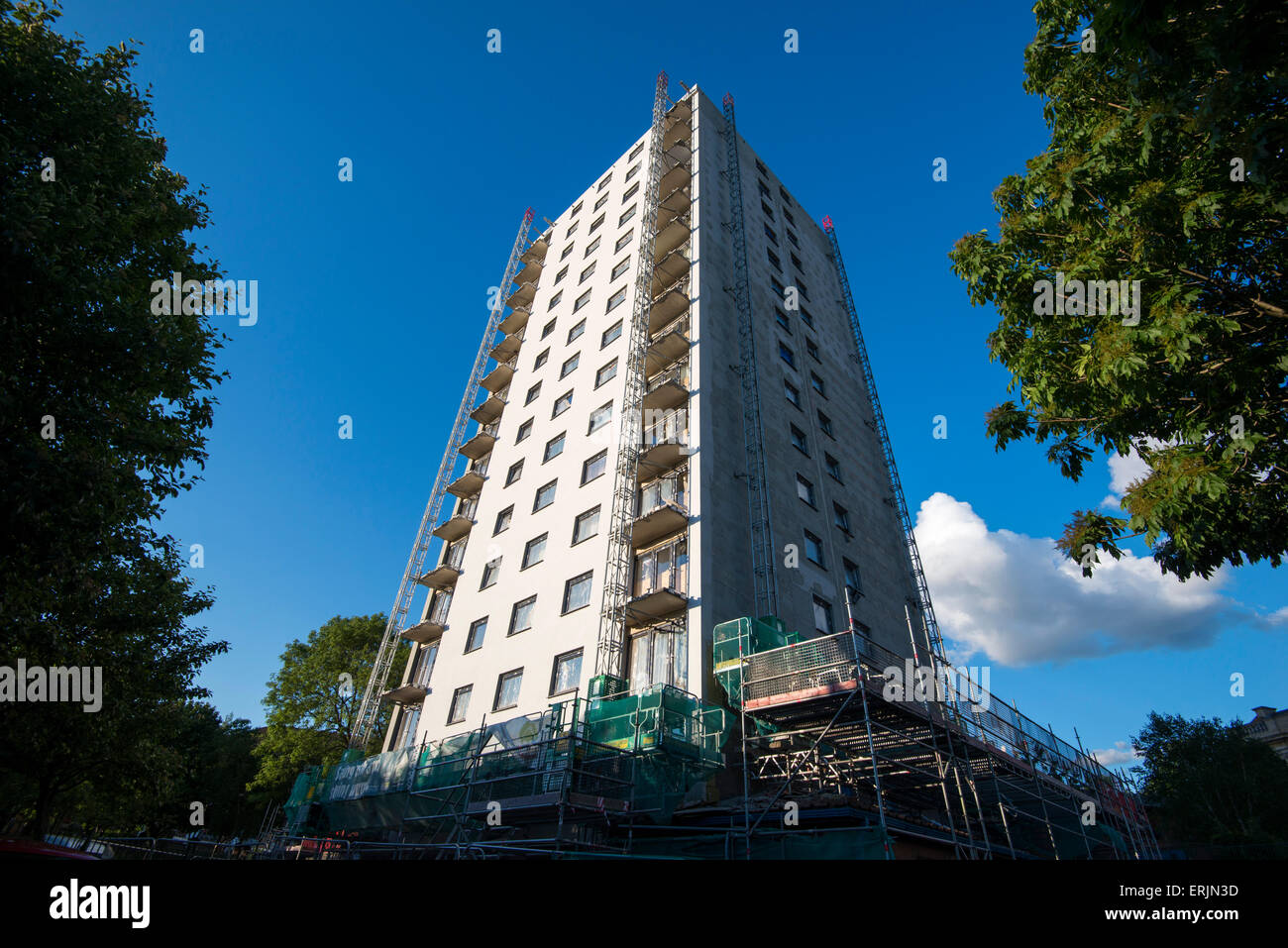 Bentinck Court high rise flats in Sneinton, Nottingham Nottinghamshire