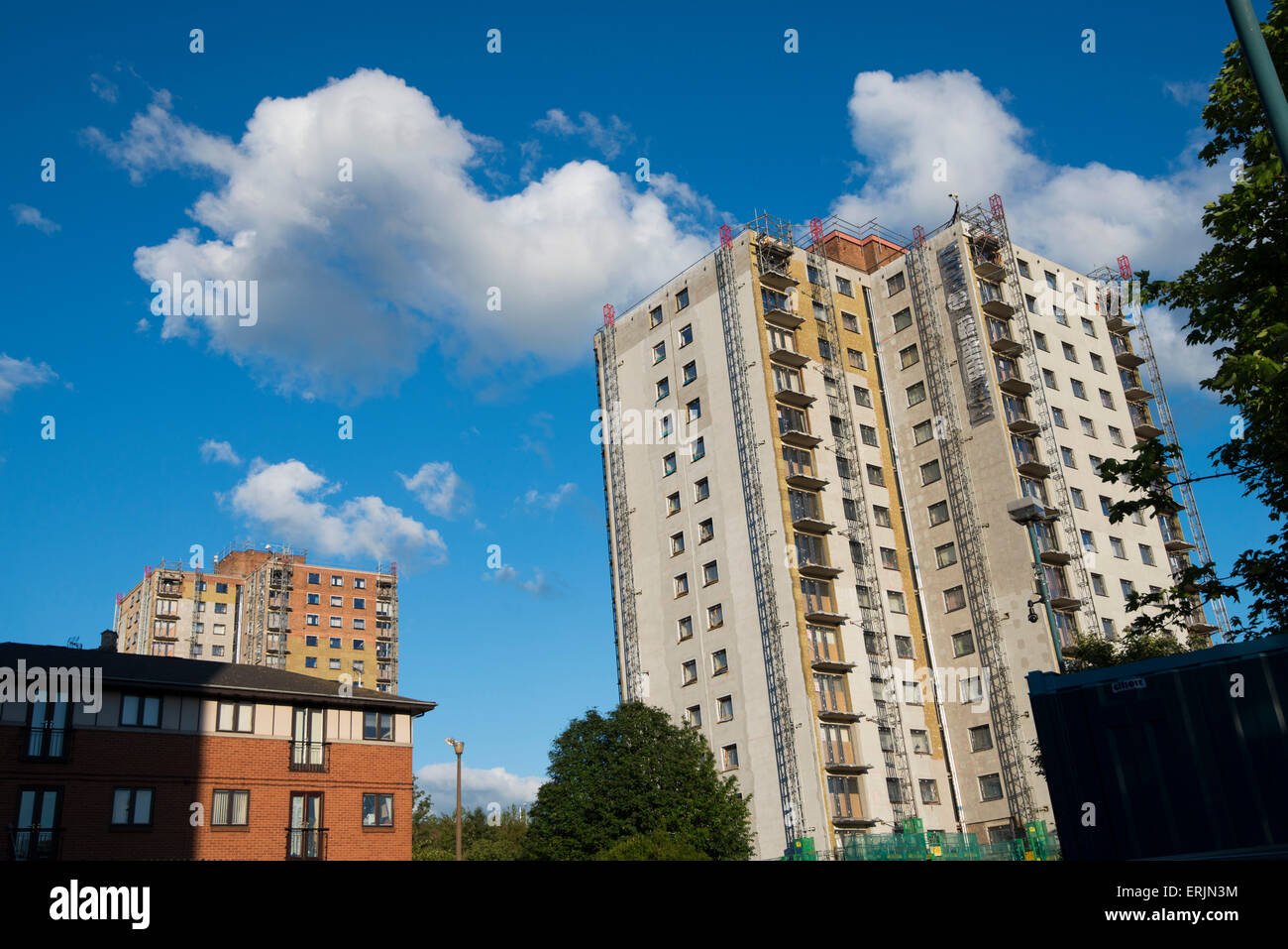 Bentinck Court high rise flats in Sneinton, Nottingham Nottinghamshire