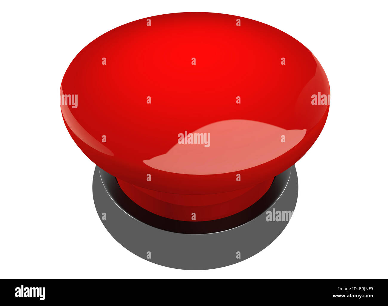 Do Not Press Red Button Stock Photo - Alamy