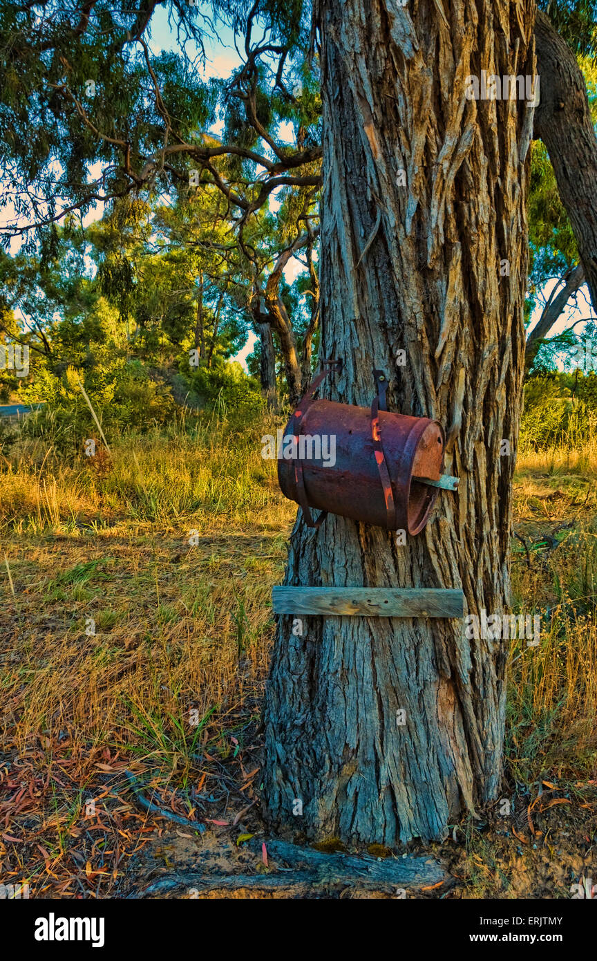 Australian Outback Letterbox Stock Photo