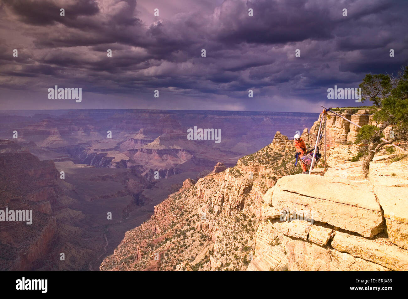 A Search and Rescue operation on the South Rim of the Grand Canyon ...