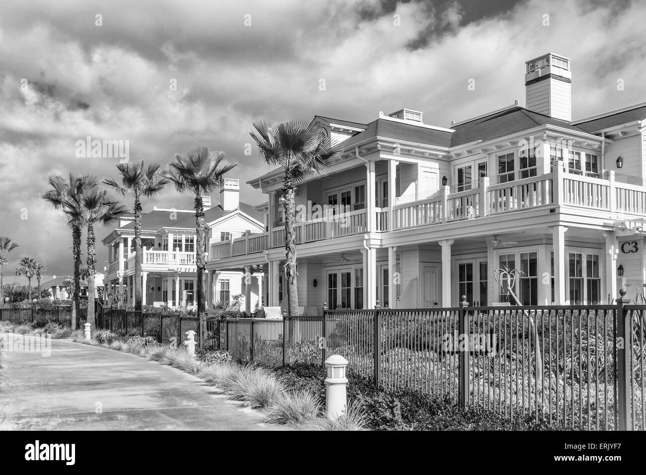 Famous Hotel 'Del Coronado' Resort Properties, built in 1888, on 'Coronado Island' in San Diego. Stock Photo