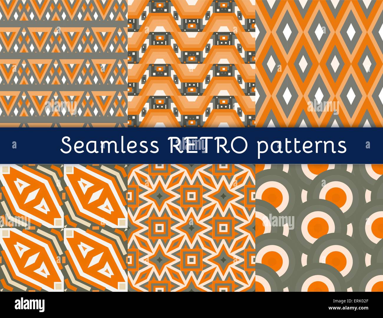 Set of six ethnic seamless patterns Stock Vector Image & Art - Alamy