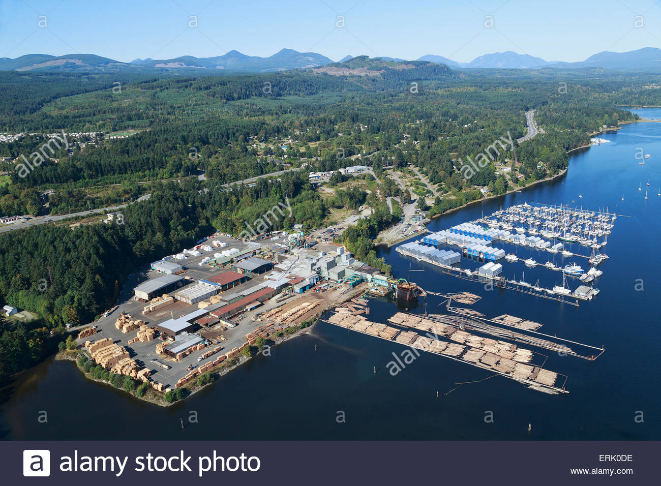 Western Forest Products lumber company; Ladysmith, Vancouver Island