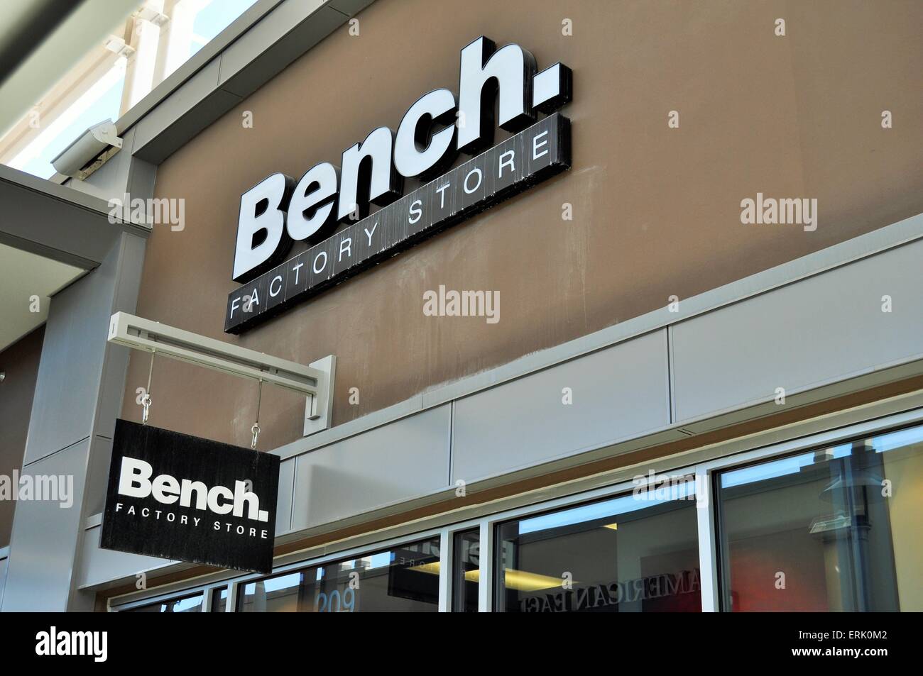 Bench Factory Store Front Stock Photo Alamy