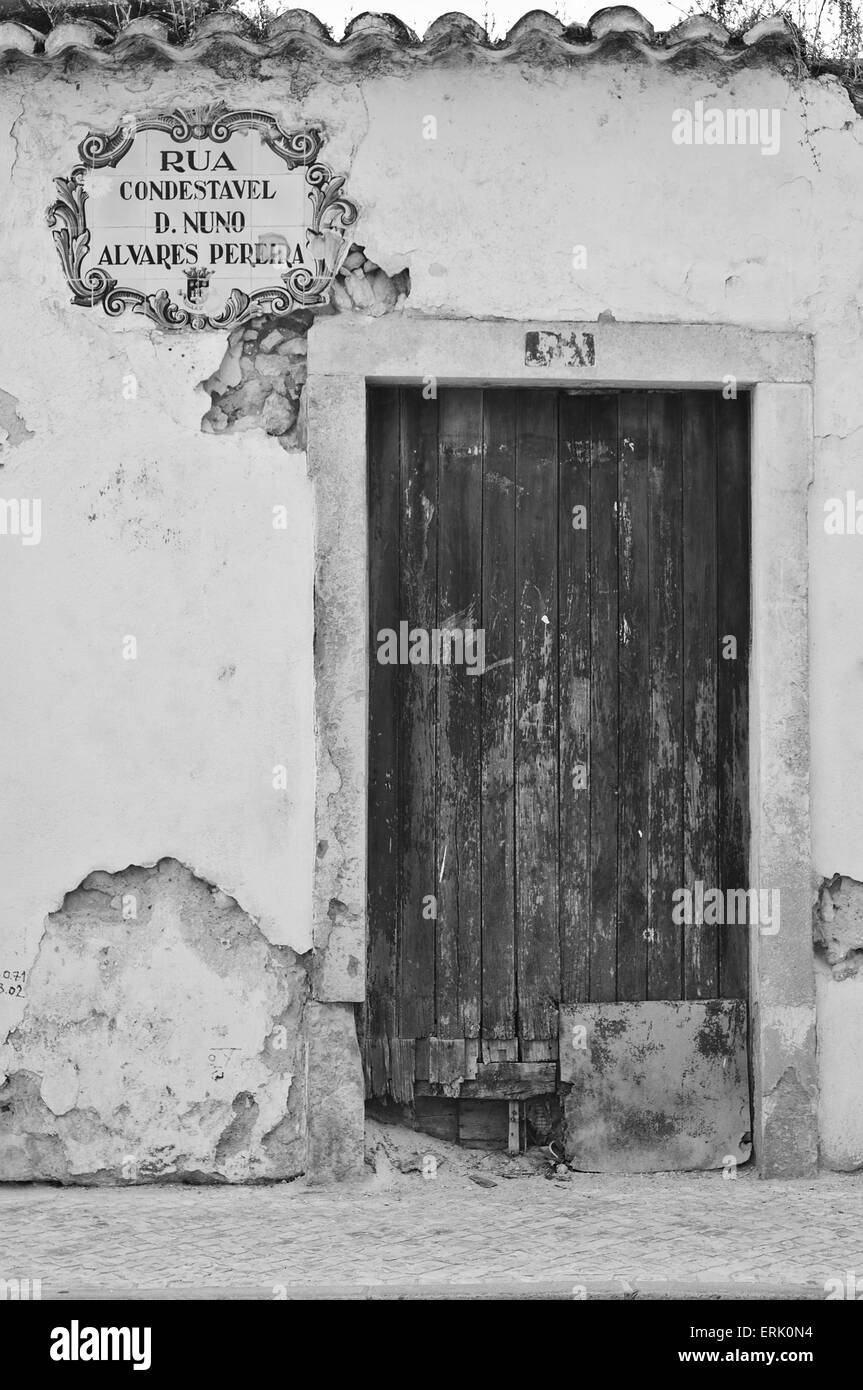 Rua Condestavel D. Nuno Alvares Pereira in Loule, Algarve, Portugal Stock Photo