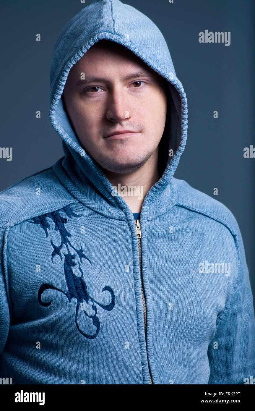 How Expression Man Portrait of a young expression man - indoor Stock Photo - Alamy