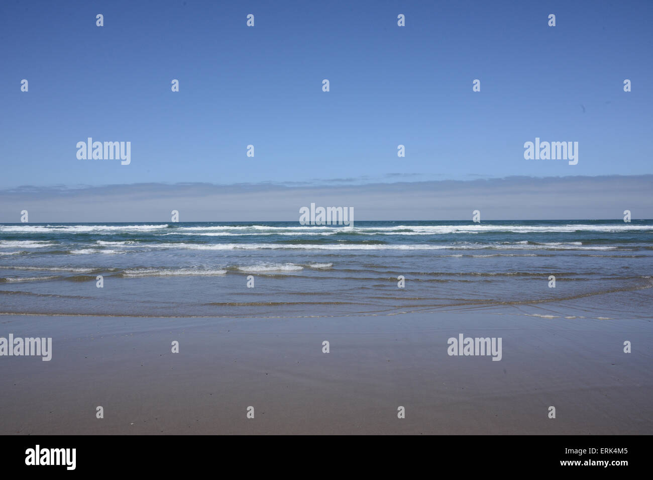 Beach Scene, Lincoln City, Oregon, USA Stock Photo
