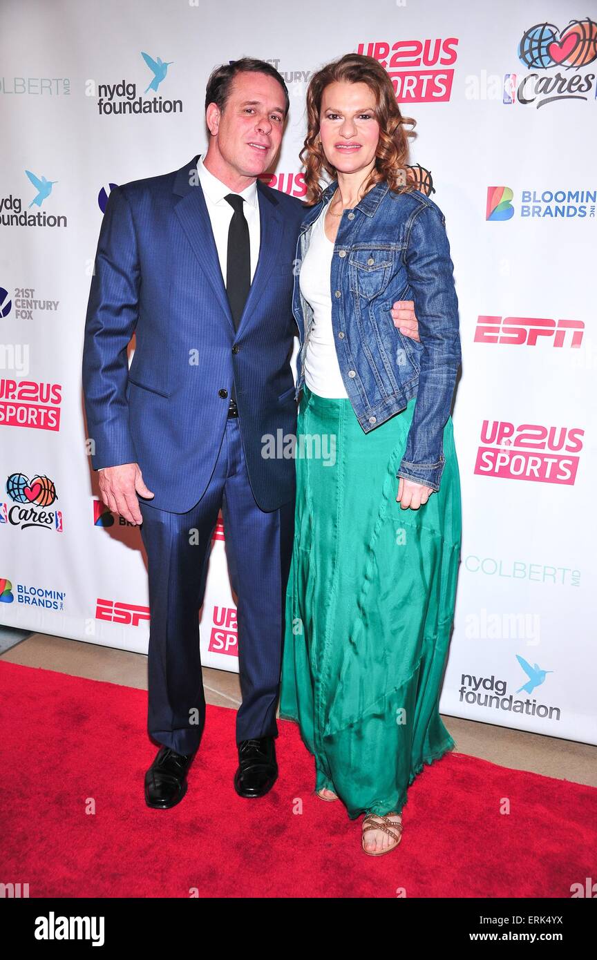 New York, NY, USA. 3rd June, 2015. Dr. David Colbert, Sandra Bernhard ...