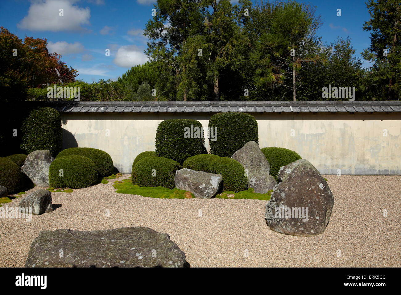 Japanese Garden of Contemplation, Hamilton Gardens, Waikato, North Island, New Zealand Stock Photo