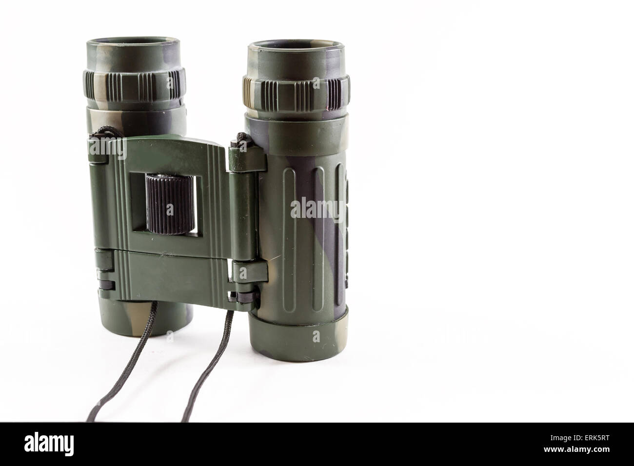 Popular camo style binoculars common with many hunters and fishermen in Ufa Russia Stock Photo