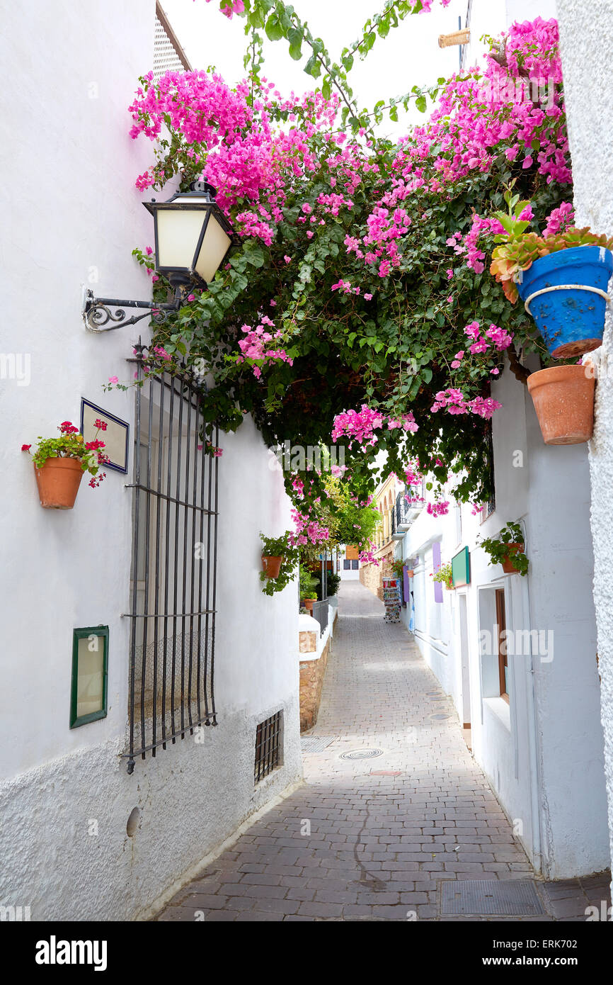 Street white buildings in mojacar hires stock photography and images
