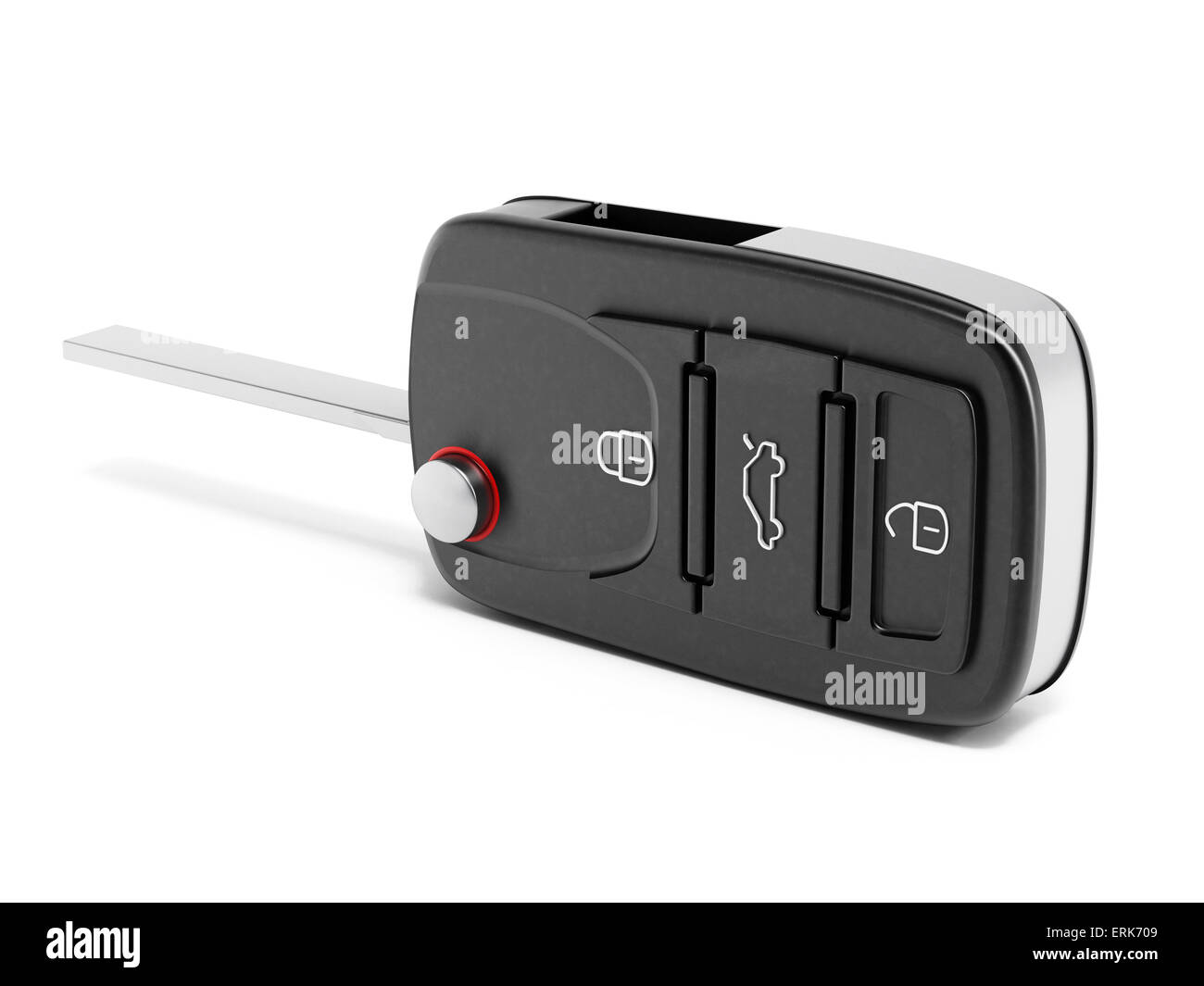 Car key isolated on white background Stock Photo Alamy