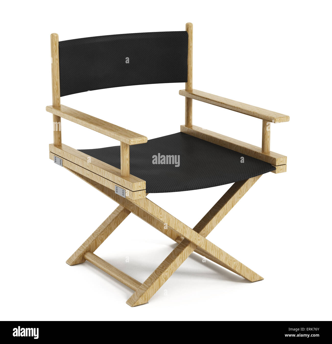 Director chair isolated on white background Stock Photo Alamy