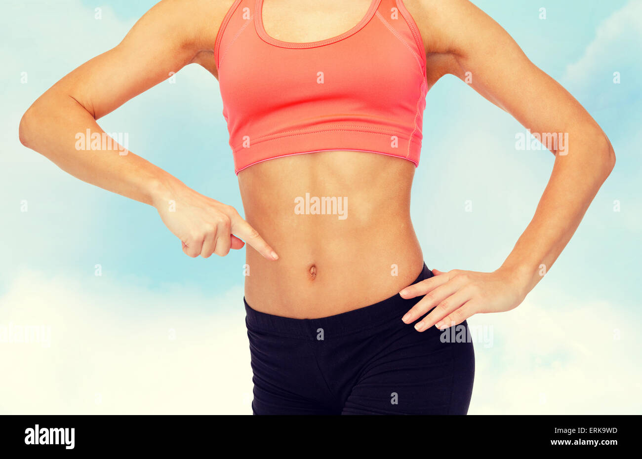 Six pack belly hi-res stock photography and images - Alamy