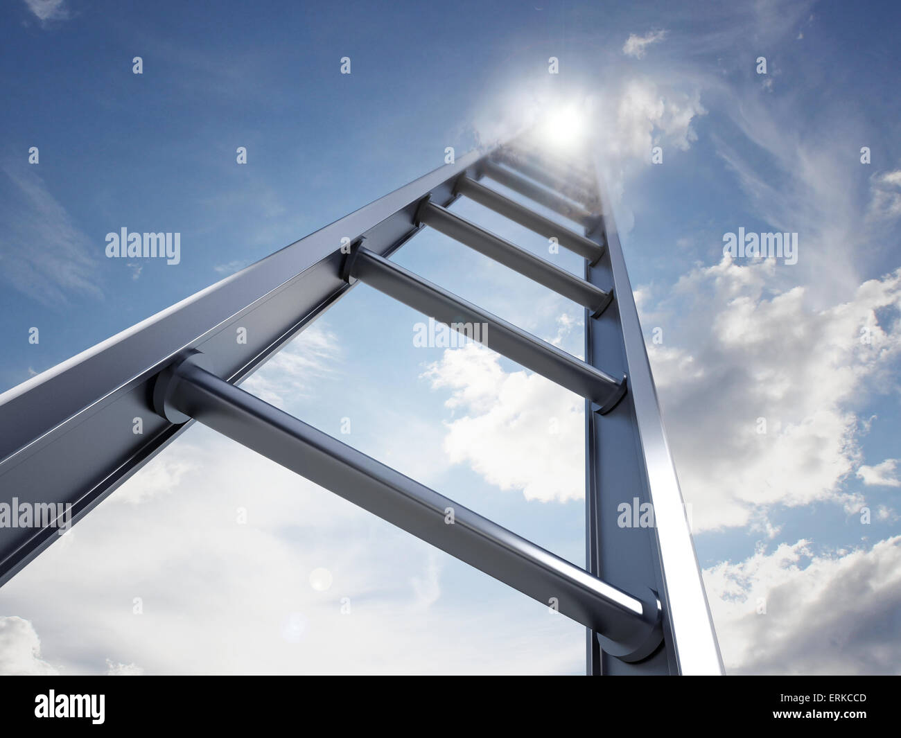 Ladder to the heaven Stock Photo Alamy