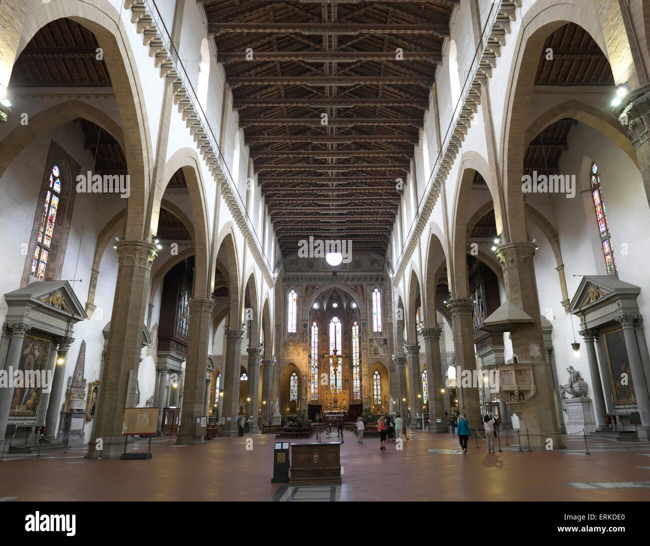 Inside The Basilica Of Santa Croce Hi-res Stock Photography And Images 