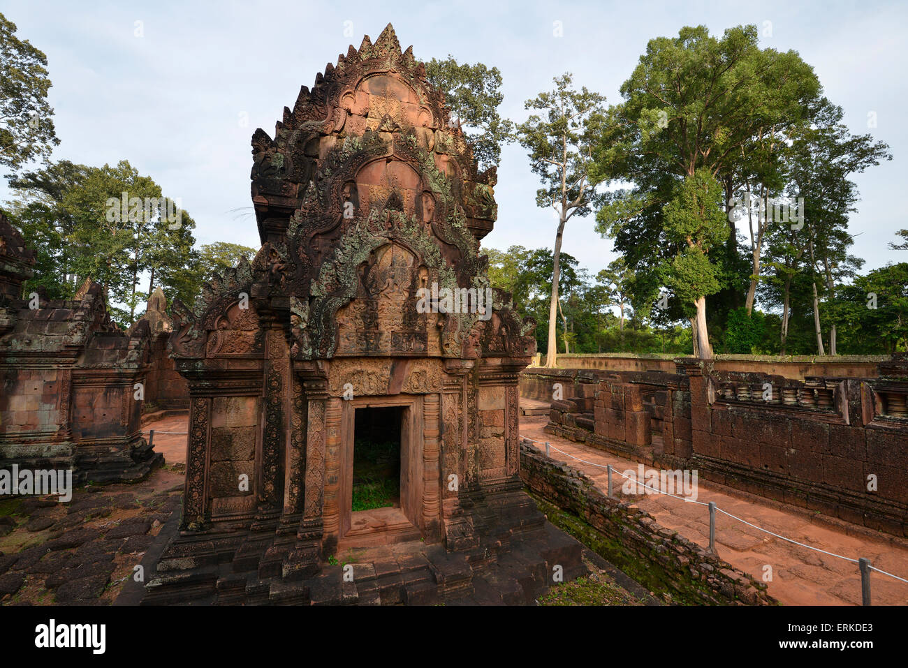 Banteay Srei Temple, Banteay Srey, Siem Reap, Cambodia Stock Photo