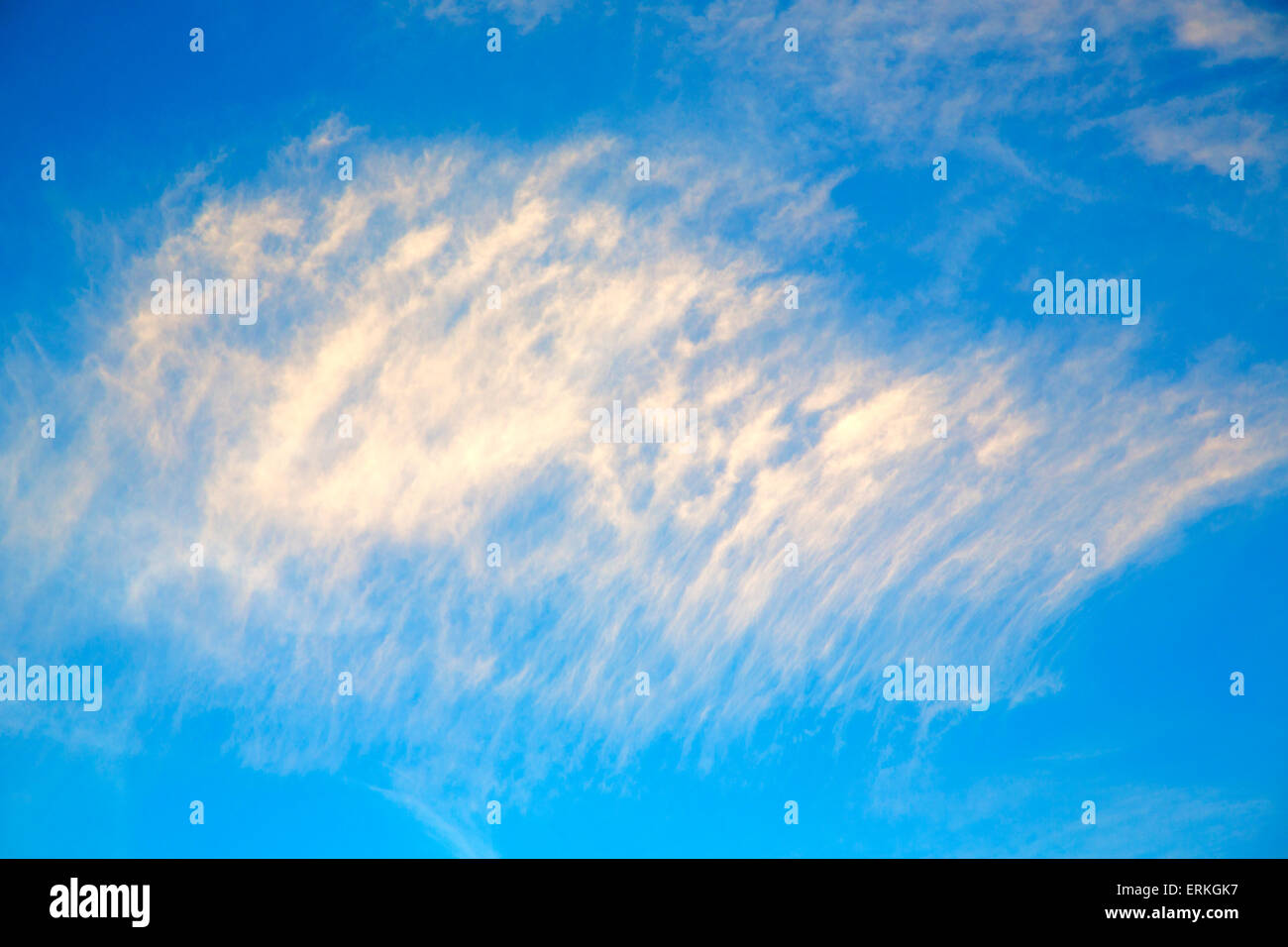 in the blue sky white soft clouds and abstract background Stock Photo ...