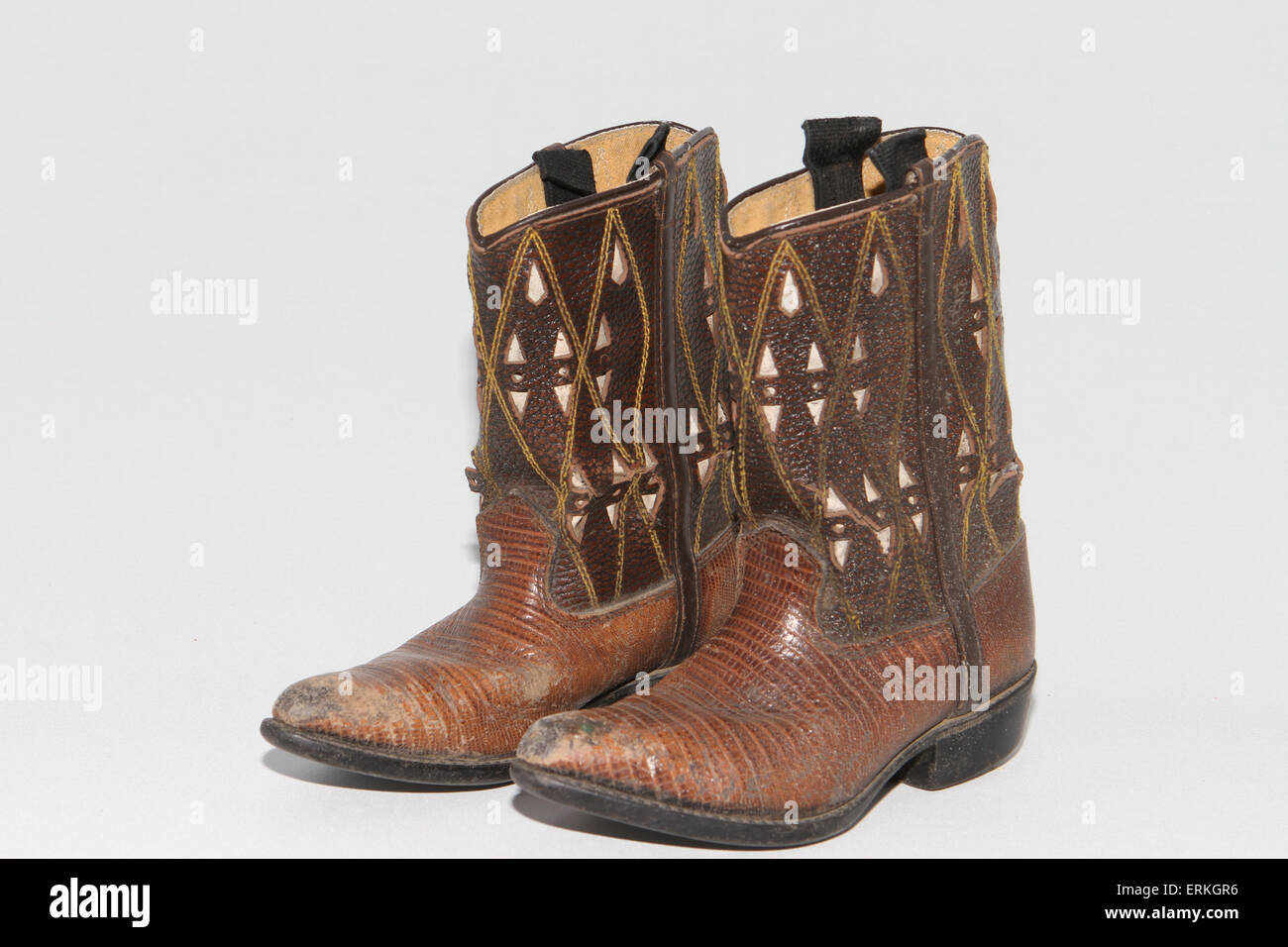 Child s cowboy boots stock photo alamy