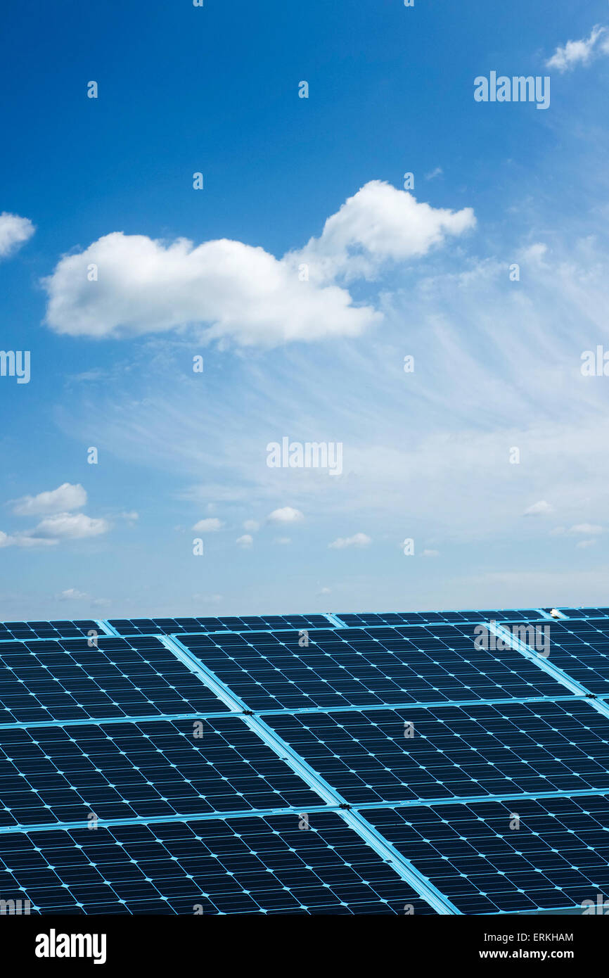 Photo of the solar panels as renewable source of energy Stock Photo - Alamy