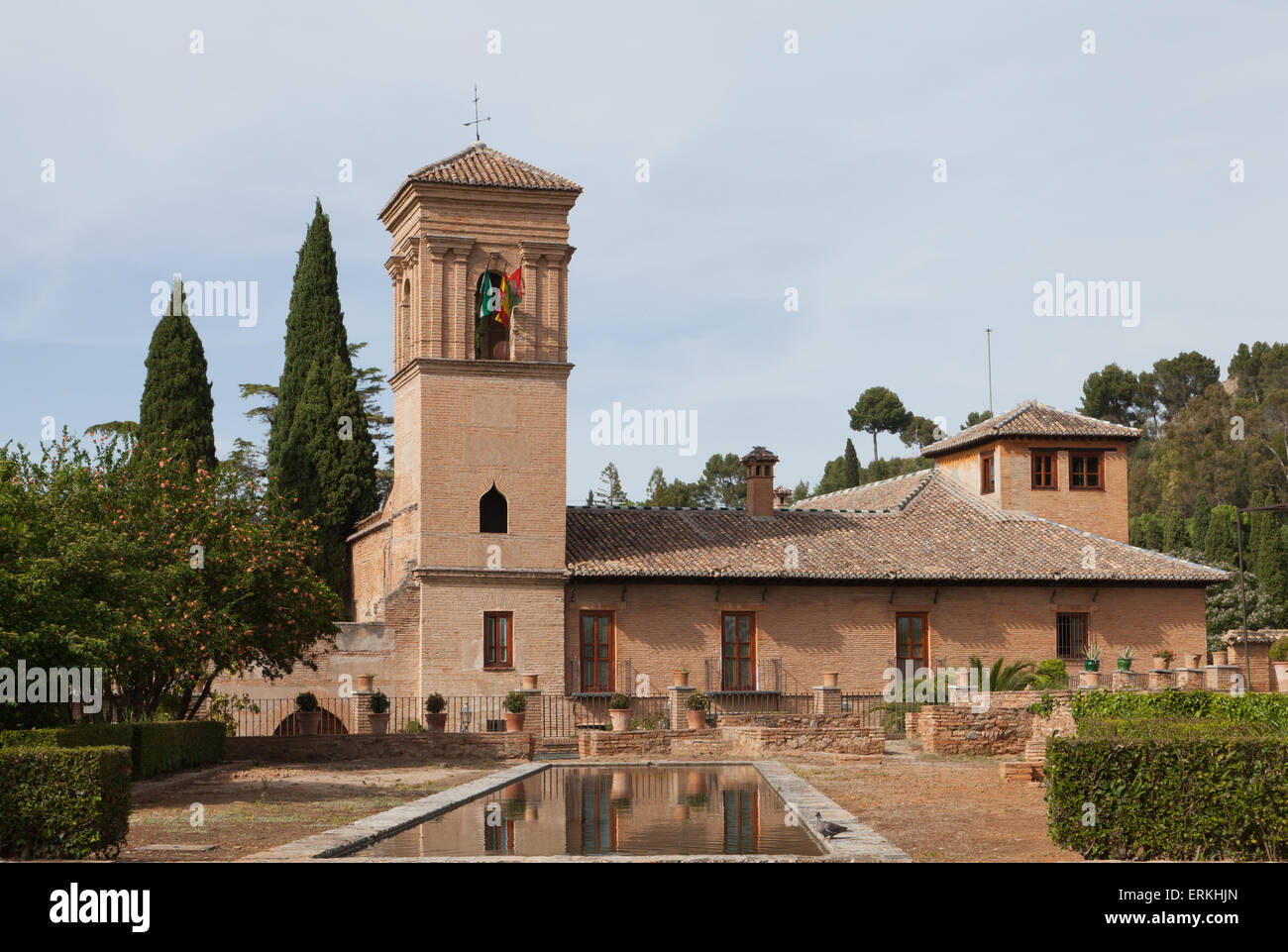 La Alhambra - convert of San Francisco, Granada, Andalusia, Spain. Stock Photo