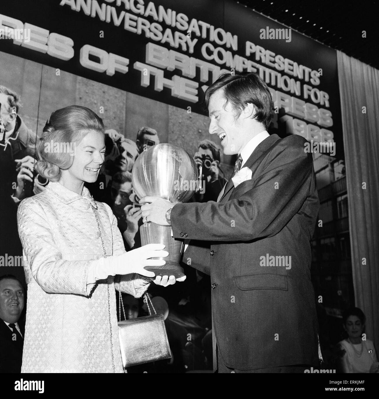 British Press Photographer of the Year Awards 1968, Presented by Duchess of Kent, 17th December 1967. Stock Photo