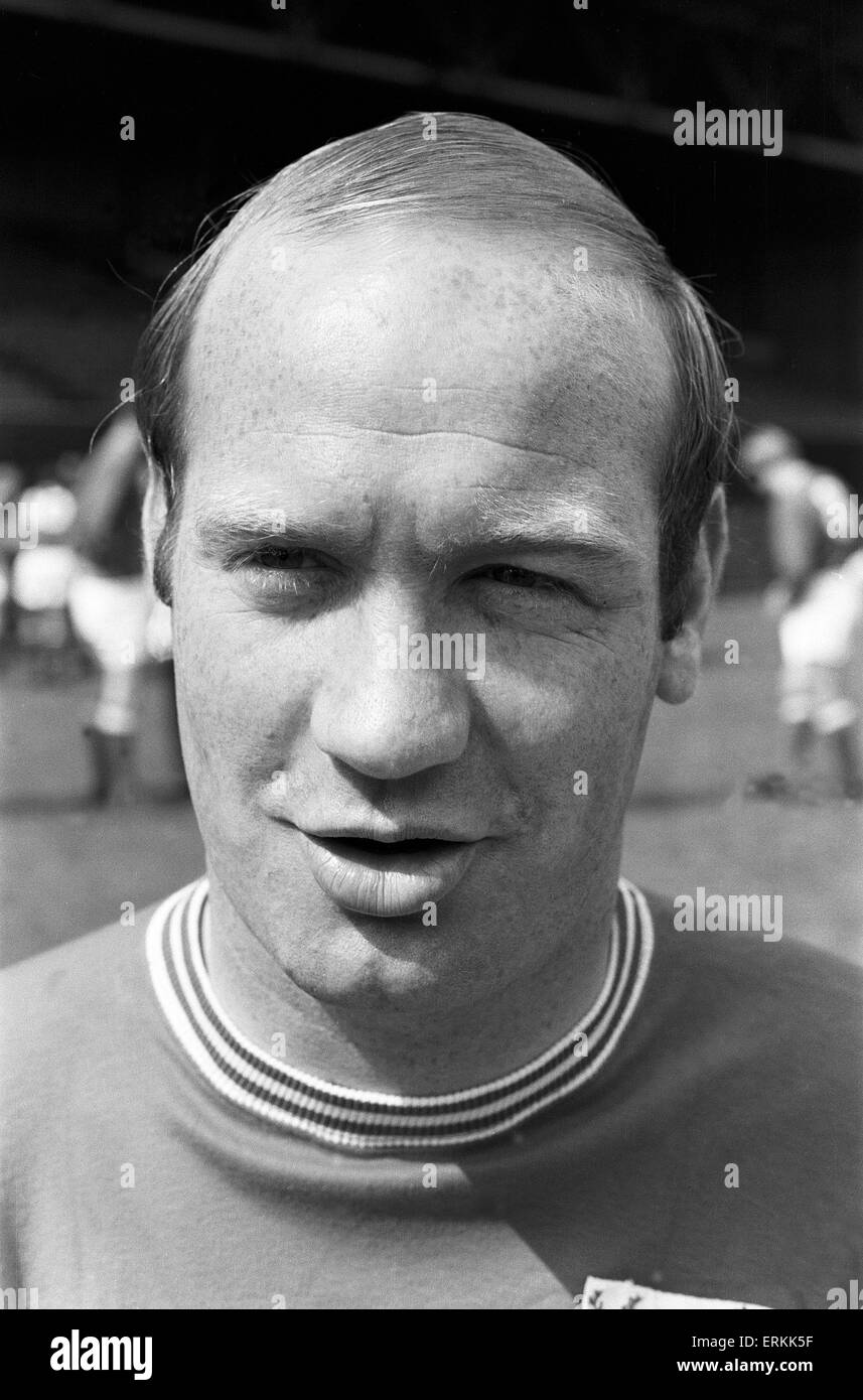 Nottingham Forest photocall at the City Ground. Terry Hennessey. July 1967. Stock Photo