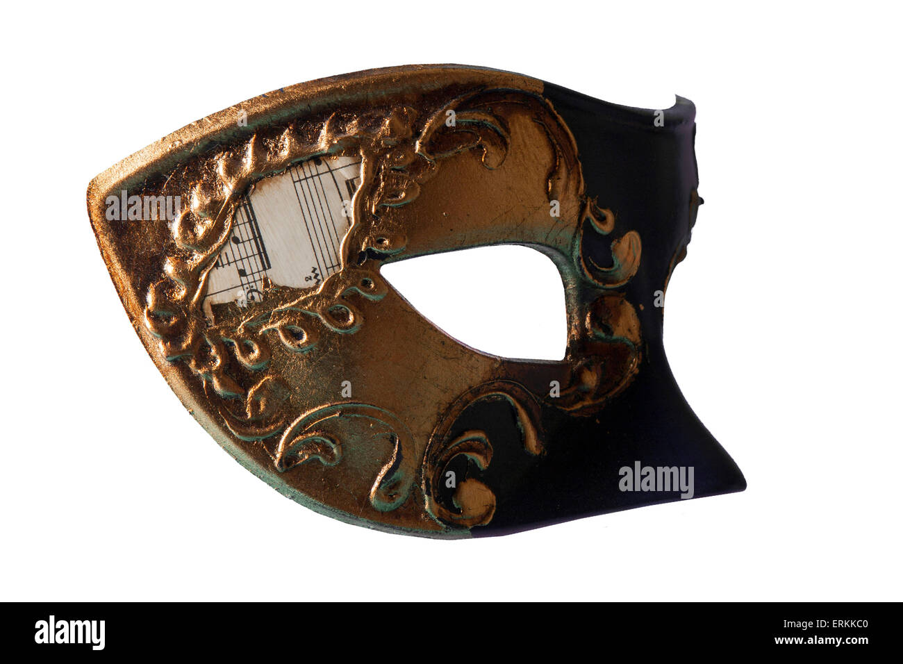 Venetian mask, cut-out with clipping path - to be montaged over face ...