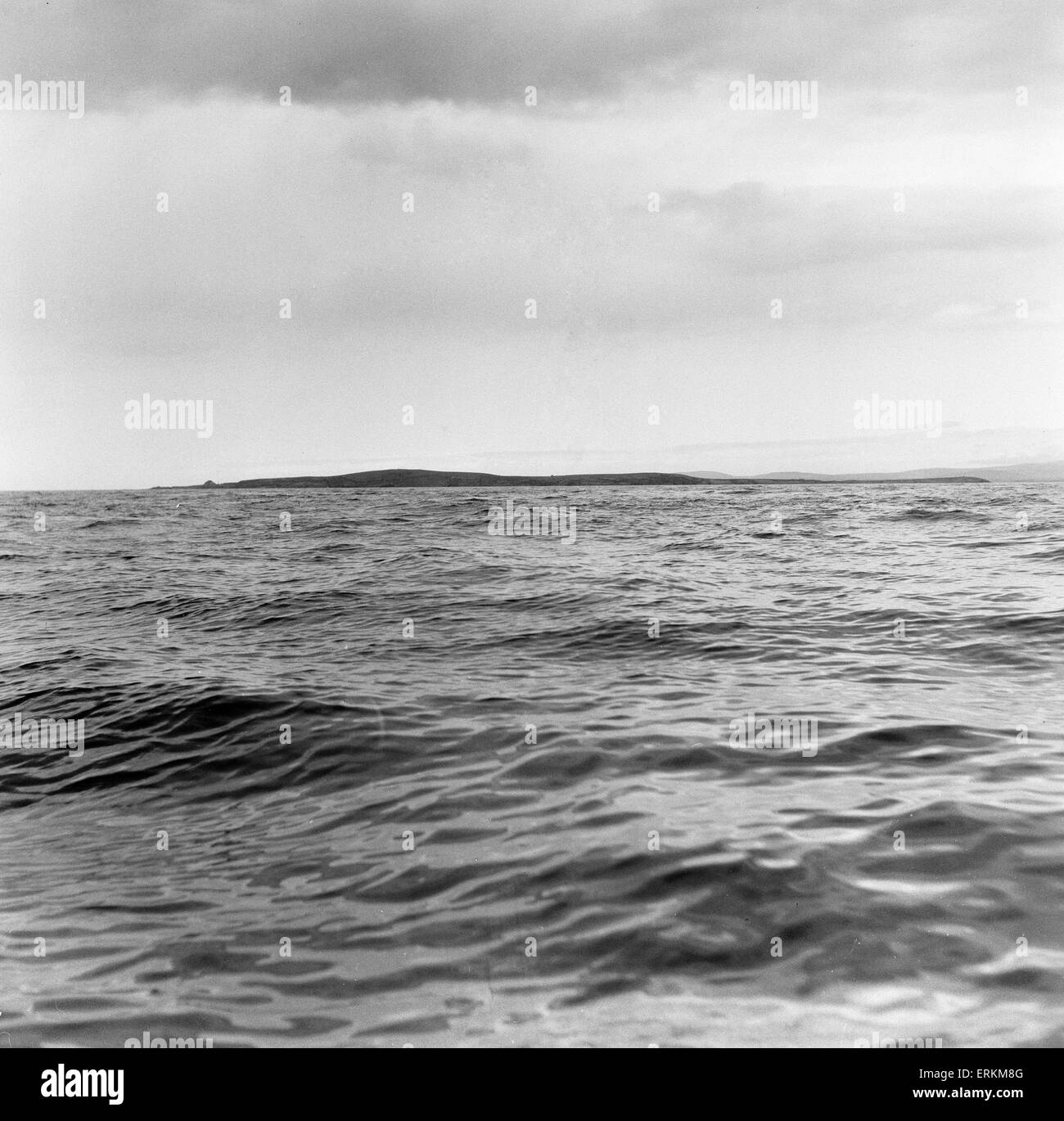 The Island of Swona in the Pentland Firth off the north coast of Scotland. 18th May 1957. Home to Violet Rosie, a.k.a. The Silent Woman of Swona. Stock Photo