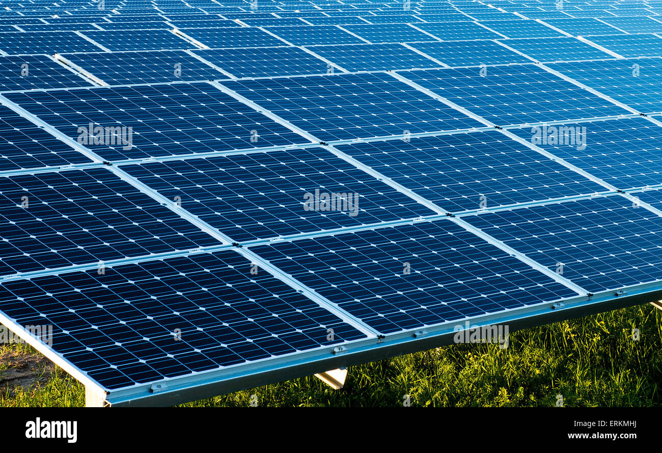 Photo of the solar panels as renewable source of energy Stock Photo - Alamy